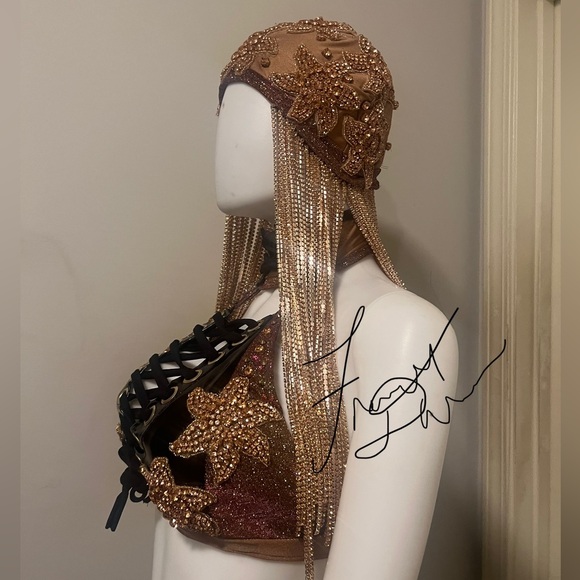 😍Handmade Fancy By Francesca Watson designer costume wrestling dance outfit - Picture 10 of 12